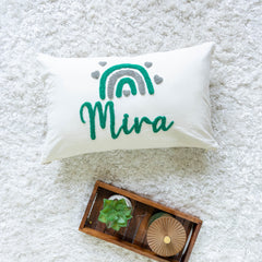 Bespoke Hand Embroidered Pillow Covers- Off White