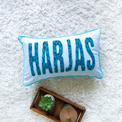 Custom Embroidered Pillow Covers for Baby & Kids- Baby Blue