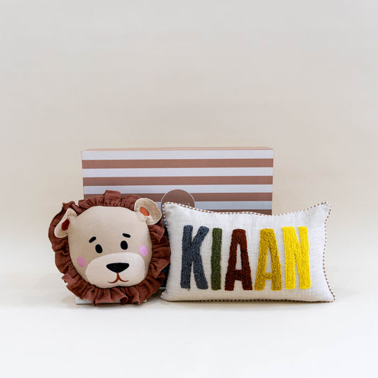 Dreamy Duo Gift Box – Personalized Pillow & Custom Shape Pillow