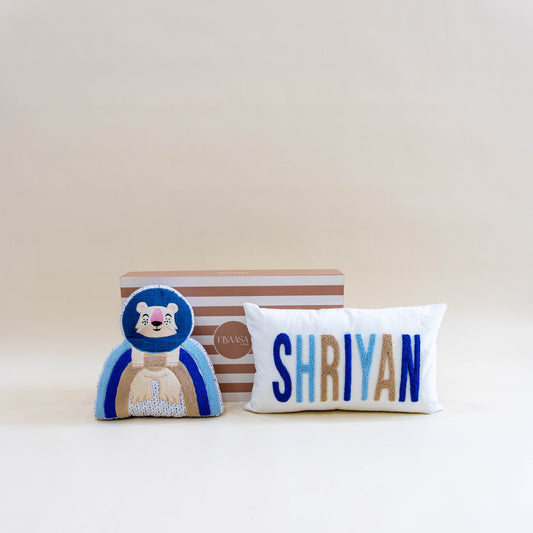 Little Dreamers Gift Box – Personalized Pillow & Custom Shape Pillow