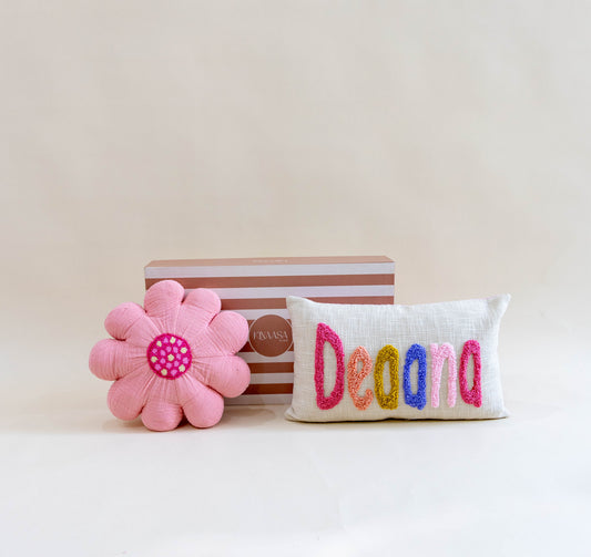 Dreamy Duo Gift Box – Personalized Pillow & Custom Shape Pillow