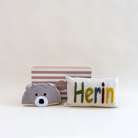 Dreamy Duo Gift Box – Personalized Pillow & Custom Shape Pillow