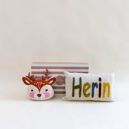 Dreamy Duo Gift Box – Personalized Pillow & Custom Shape Pillow