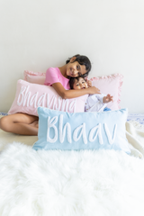Set of 2 Personalized Name Pillow Cover for Brother & Sister, Rakhi Gifts 2026