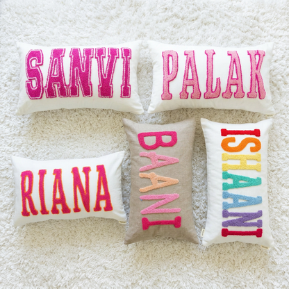 Custom Keepsake Punch Needle Cushion Covers- Off White