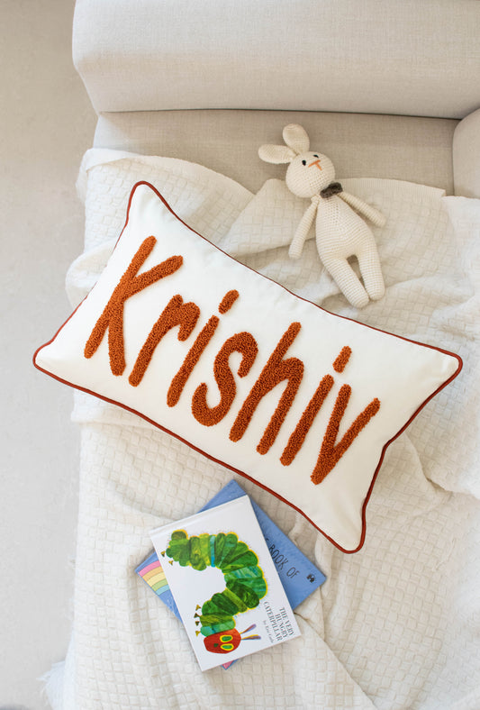 Personalized Pillow Covers for Kids-Piping Trim- PRE SELECTED