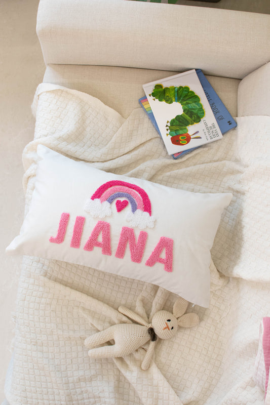 Personalized Pillow Cover with Design Elements- PRE SELECTED