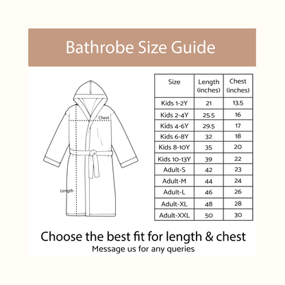 Personalized Organic Waffle Bath Robe