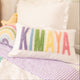Personalized Pillow Covers with Punch Needle Embroidery- Magical Unicorns