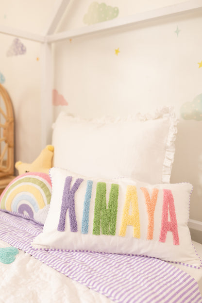 Magical Unicorns Applique Cotton Blanket for Baby with Kantha Work