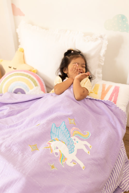 Unicorn Rainbow Shape Pillows for Kids