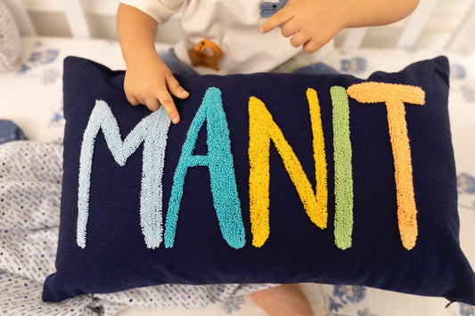 Personalized Pillow Covers with Punch Needle Embroidery- PRE SELECTED