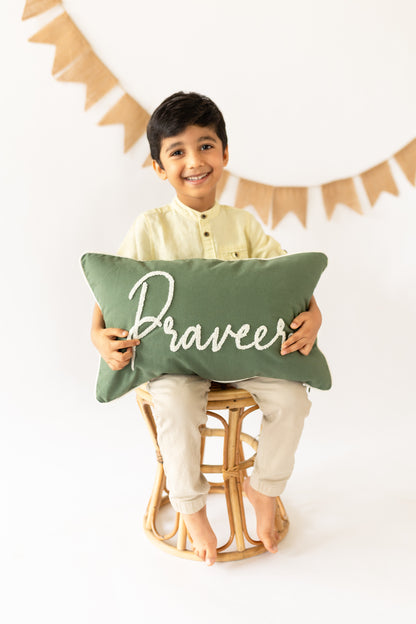 Personalized Pillow Covers with Punch Needle Embroidery- PRE SELECTED