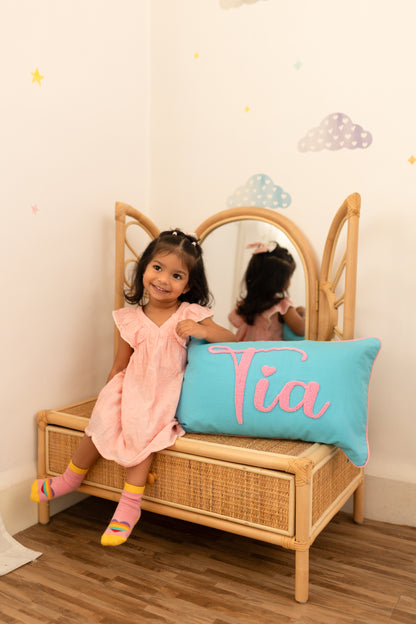 Personalized Pillow Covers for Kids-Piping Trim- PRE SELECTED