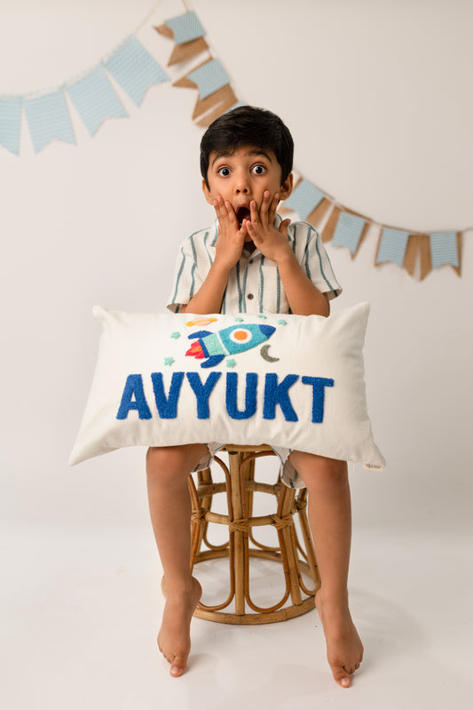 Personalized Pillow Cover with Design Elements- PRE SELECTED