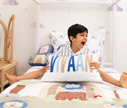 Wild & Free Rainbow Lion Shape Pillows for Kids