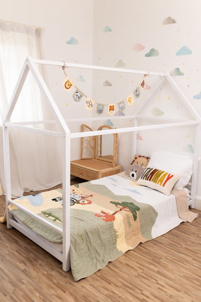 Jungle Safari Bear Shape Pillows for Kids