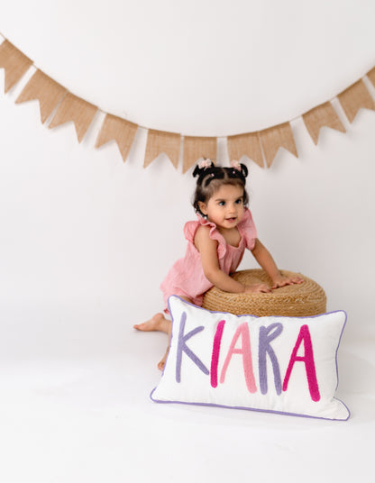 Personalized Pillow Covers for Kids-Piping Trim- PRE SELECTED