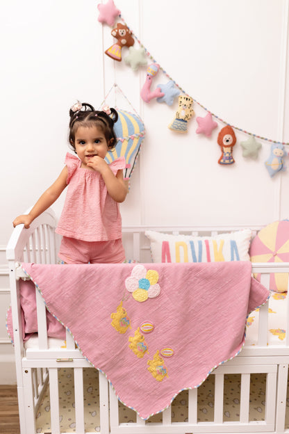 Personalized Pillow Covers with Punch Needle Embroidery- Carnival