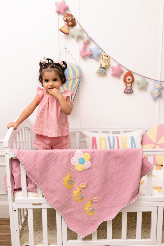 Personalized Pillow Covers with Punch Needle Embroidery- Carnival