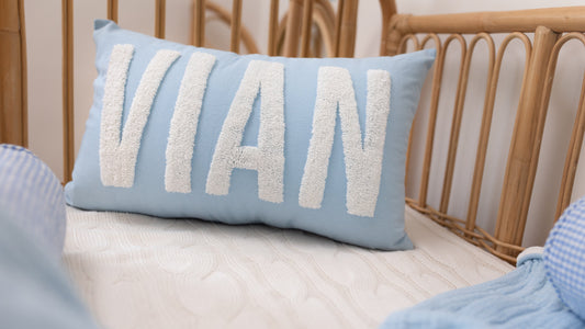 Personalized Pillow Cover, 100% Cotton