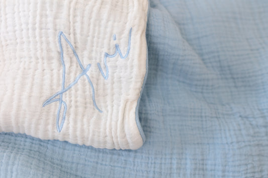 Two Sided Blankets Wrinkle Muslin 8 Layer, Pack of 1