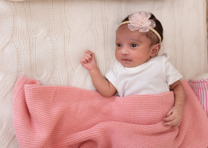 Cotton Knitted Baby Blankets