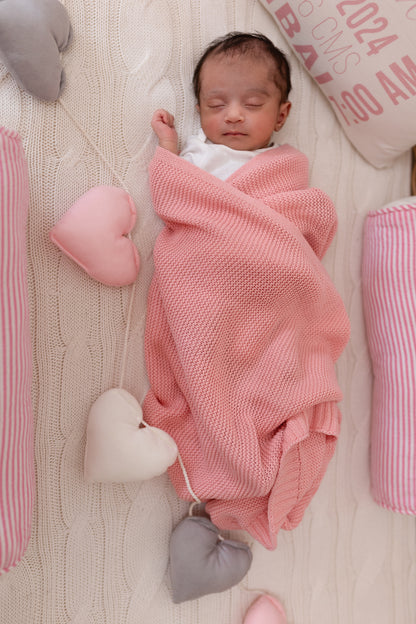 Cotton Knitted Baby Blankets