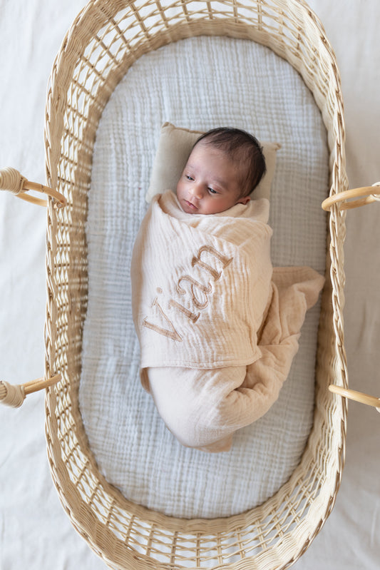 Organic Wrinkle Swaddle 4 Layer Muslin