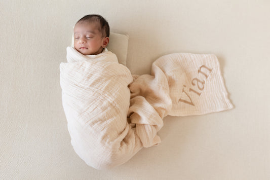 Organic Wrinkle Swaddle 4 Layer Muslin