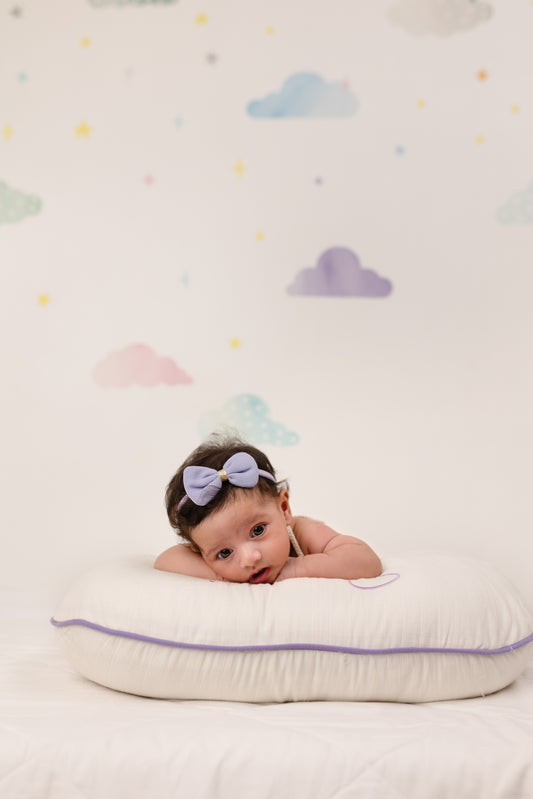 Personalized Organic Nursing Pillow Cover, Checks, Double Gauze